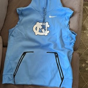 Men’s UNC Nike Dri-Fit Sleeveless Hoodie
